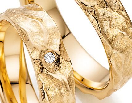 Oberfläche Design Fischer Trauringe